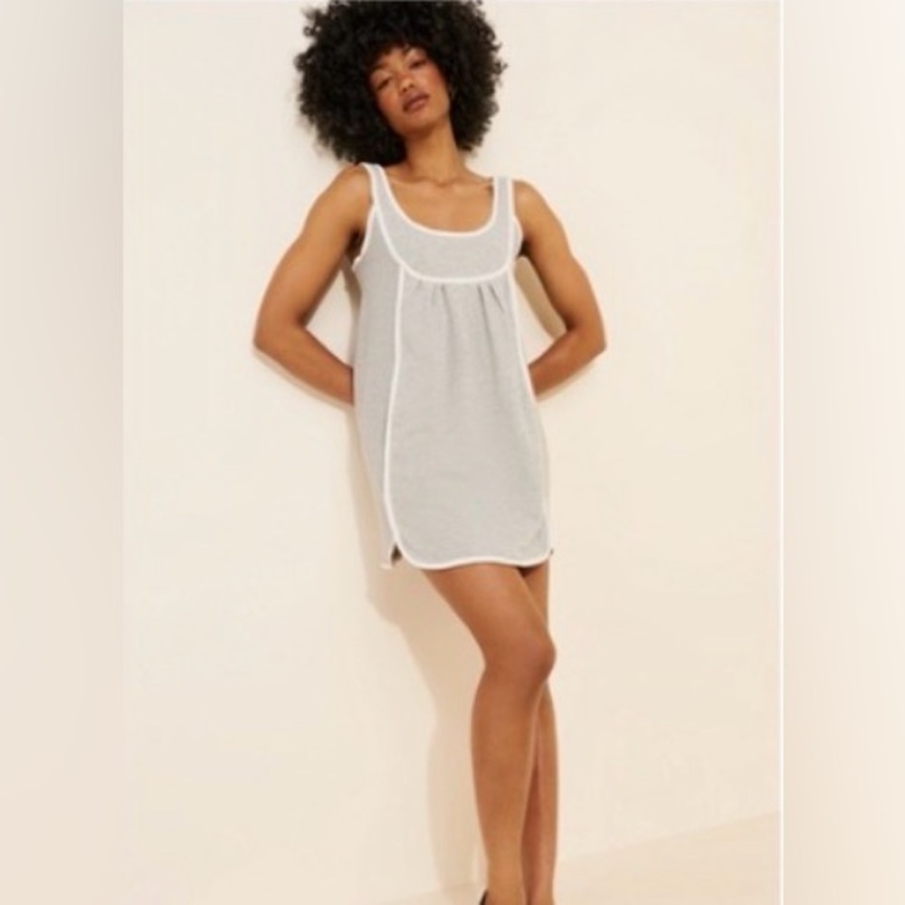 Daily Practice by Anthropologie At Play Mini Dress gray size L